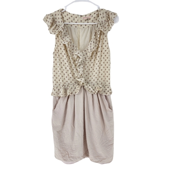 Rebecca Taylor Women's Skirt Attached Ruffled Mini Dress - 10 - Picture 1 of 8